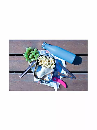 LURCH | Isolierflasche - Thermosflasche Edelstahl 0,5l Azur | 